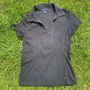 Black Tommy Blouse